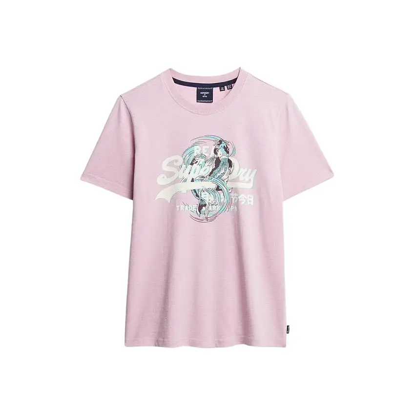 T-shirt con logo narrativa donna Superdry Vintage