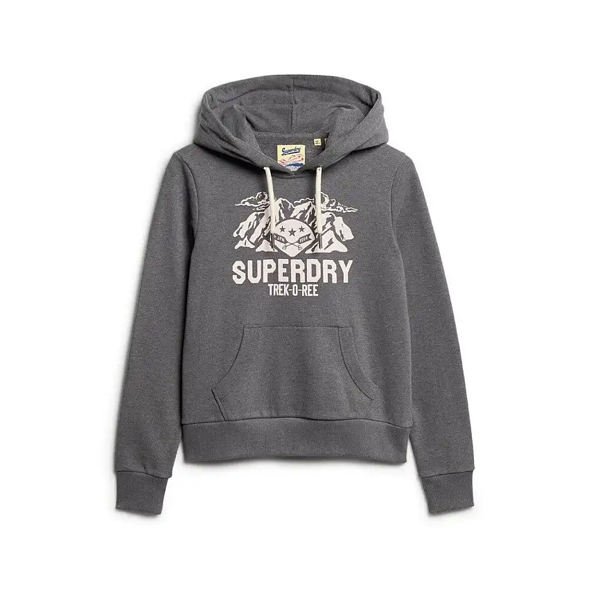 Felpa in fantasia con cappuccio da bambina Superdry Lo-fi Outdoor