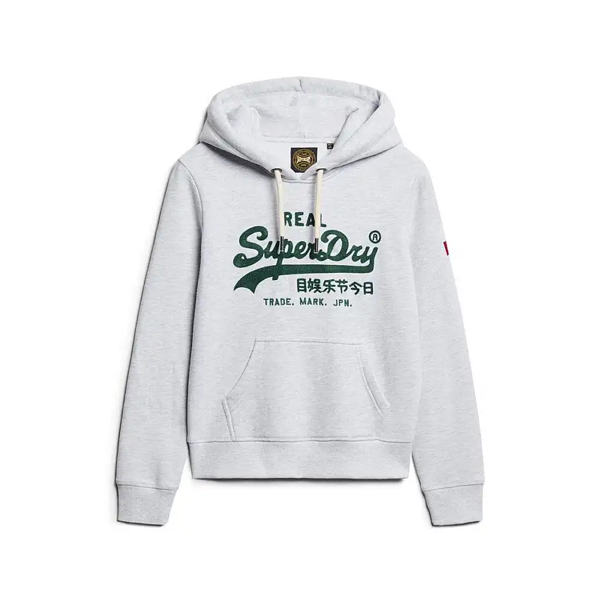 Felpa con cappuccio donna con motivo ricamato Superdry