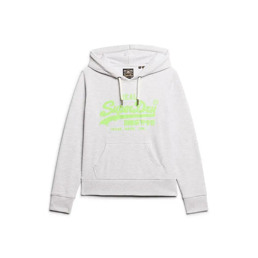 Felpa fluorescente con cappuccio da donna Superdry