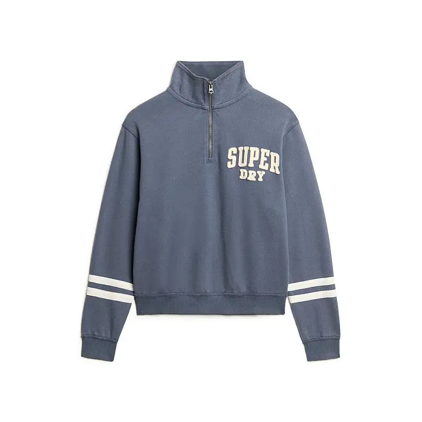 Felpa con zip e motivo applicato donna Superdry Athletic Essentials
