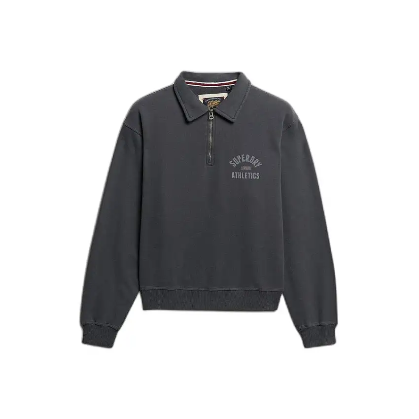 Felpa con collo zip donna Superdry Athletic Essentials