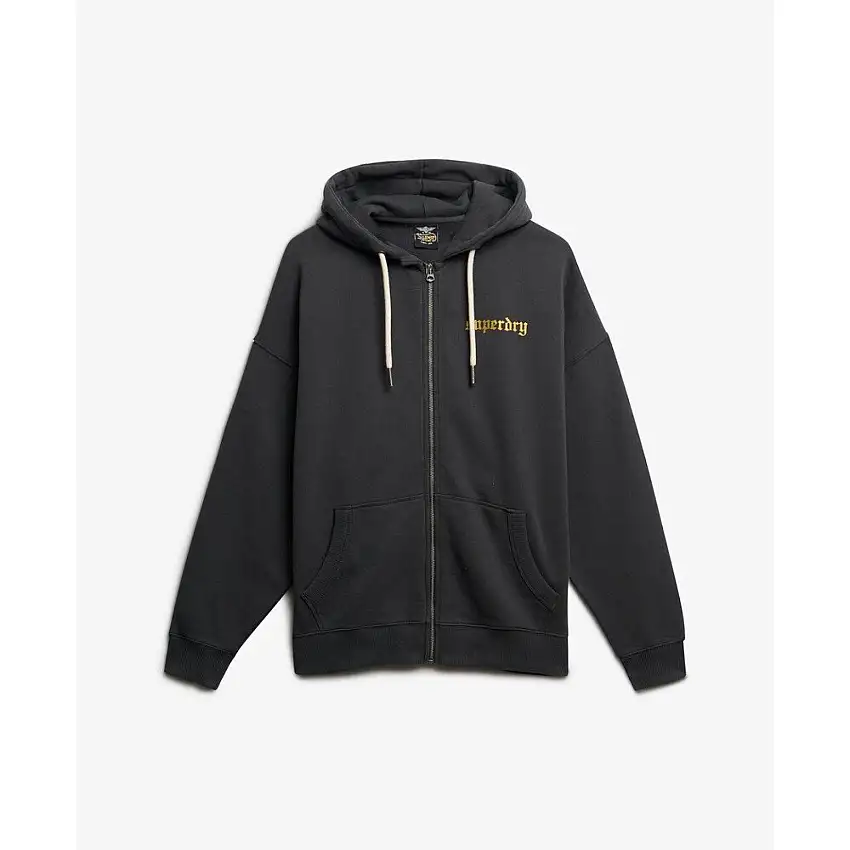 Felpa con cappuccio da donna Superdry Old School