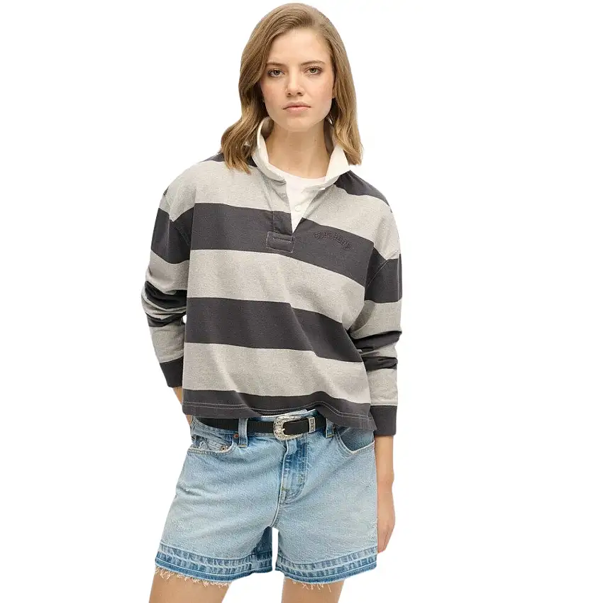 Polo da donna Superdry Athletic Essentials Stripe