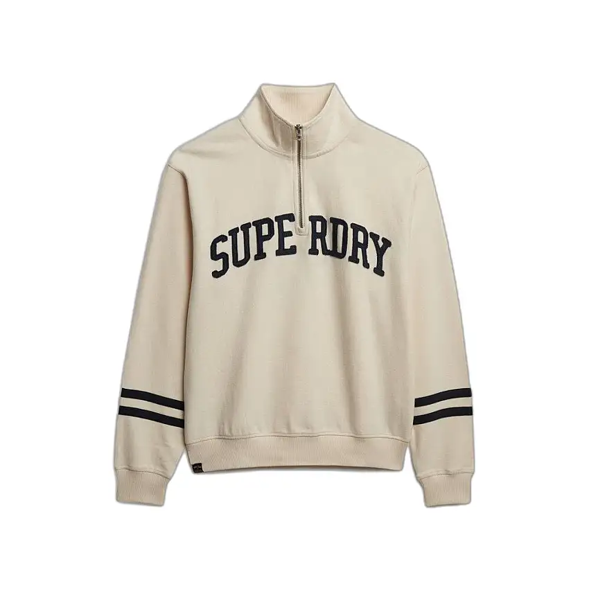Felpa 1/2 zip con motivo applicato donna Superdry