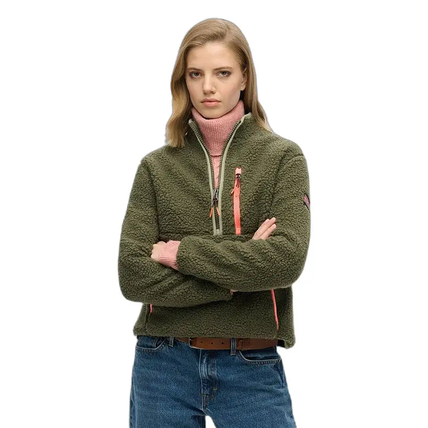 Pile donna con mezza zip Superdry Outdoor