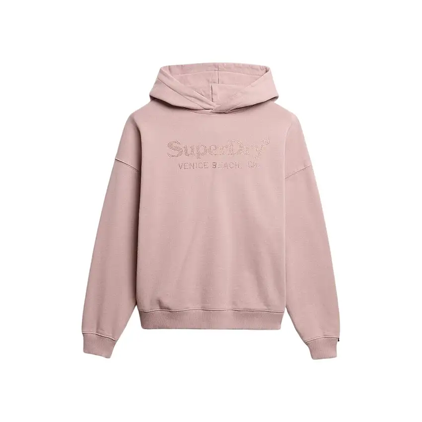 Felpa da donna con cappuccio metallizzato Superdry Venue