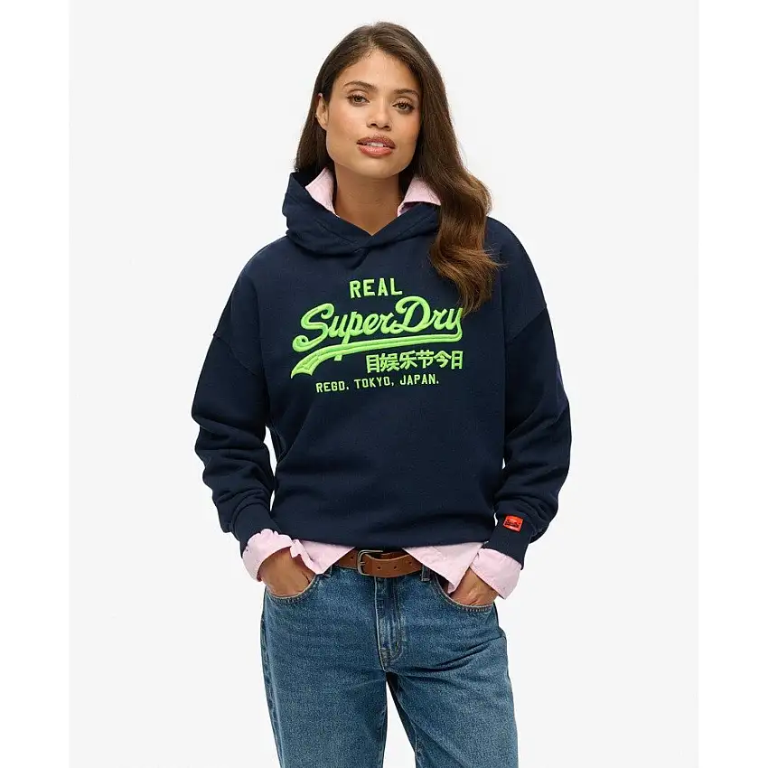 Felpa con cappuccio da donna Superdry Vl Neon [Misura S]