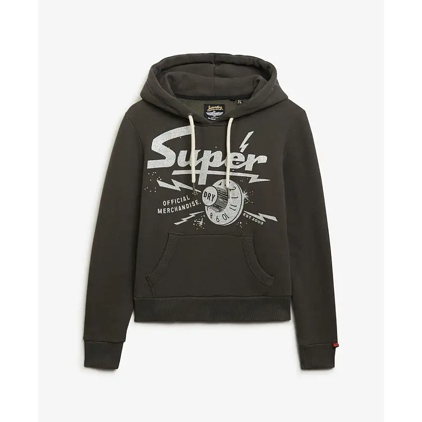 Felpa con cappuccio da donna Superdry Band Merch