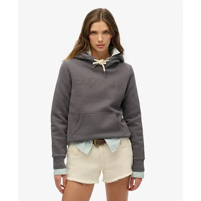 Felpa con cappuccio da donna Superdry Tonal Core