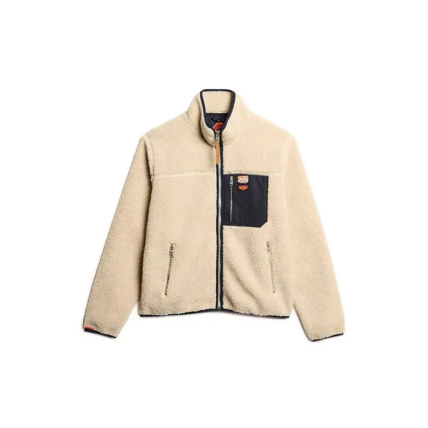 Felpa oversize con zip da donna Superdry Retro Vintage [Misura 2XL]