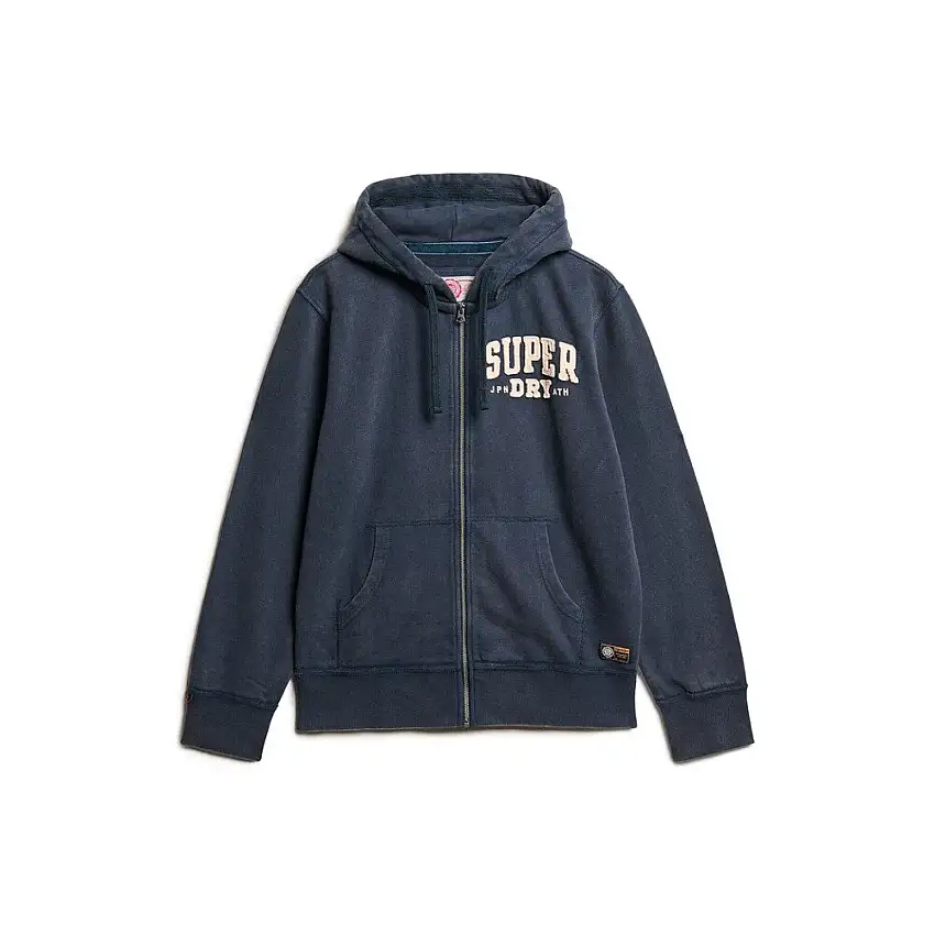 Felpa oversize con cerniera a cappuccio da donna Superdry Vintage Athletic