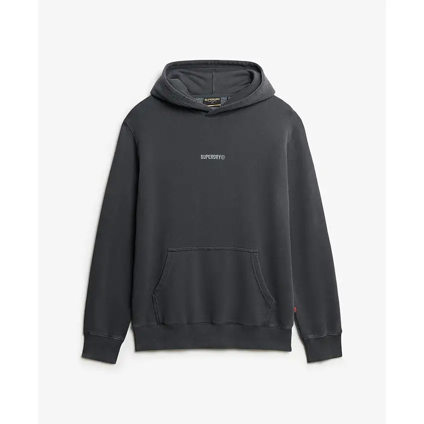 Felpa oversize con cappuccio e micro logo donna Superdry