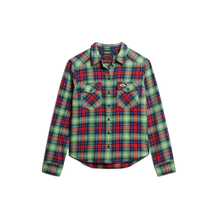 Camicia a quadri maniche lunghe in flanella donna Superdry Lumberjack [Misura XS]