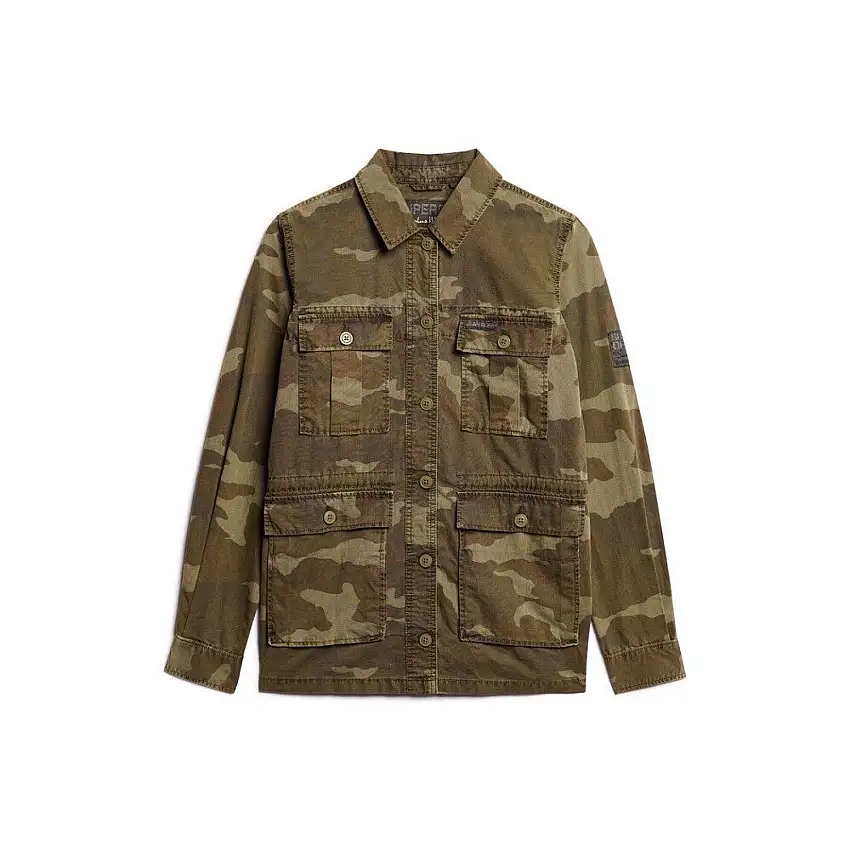 Giubbotto militare ricamato donna Superdry