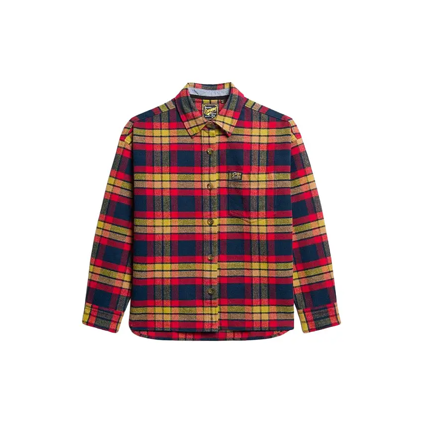 Camicia a quadri in flanella donna Superdry