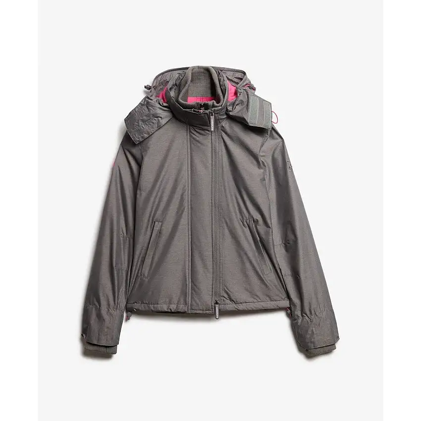 Giacca antivento con cappuccio da donna Superdry Pop Zip Arctic SD