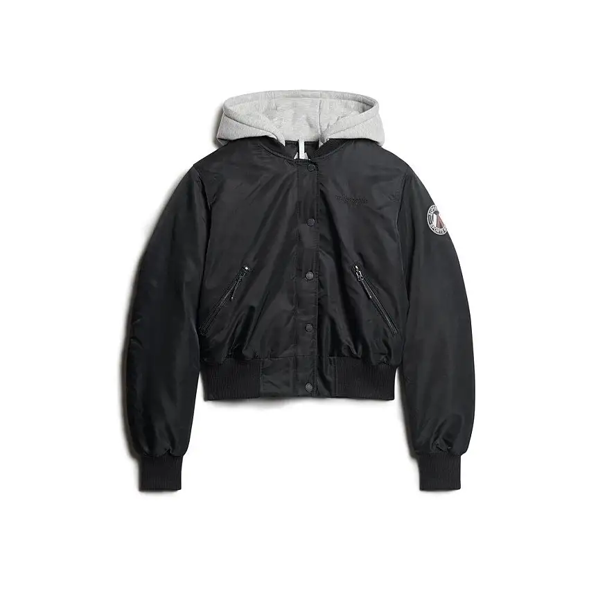 Bomber con cappuccio da donna Superdry