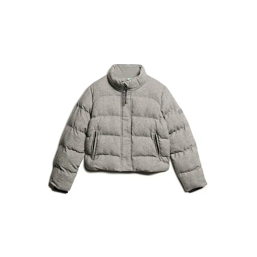 Giacca doudoune dritta in tweed donna Superdry