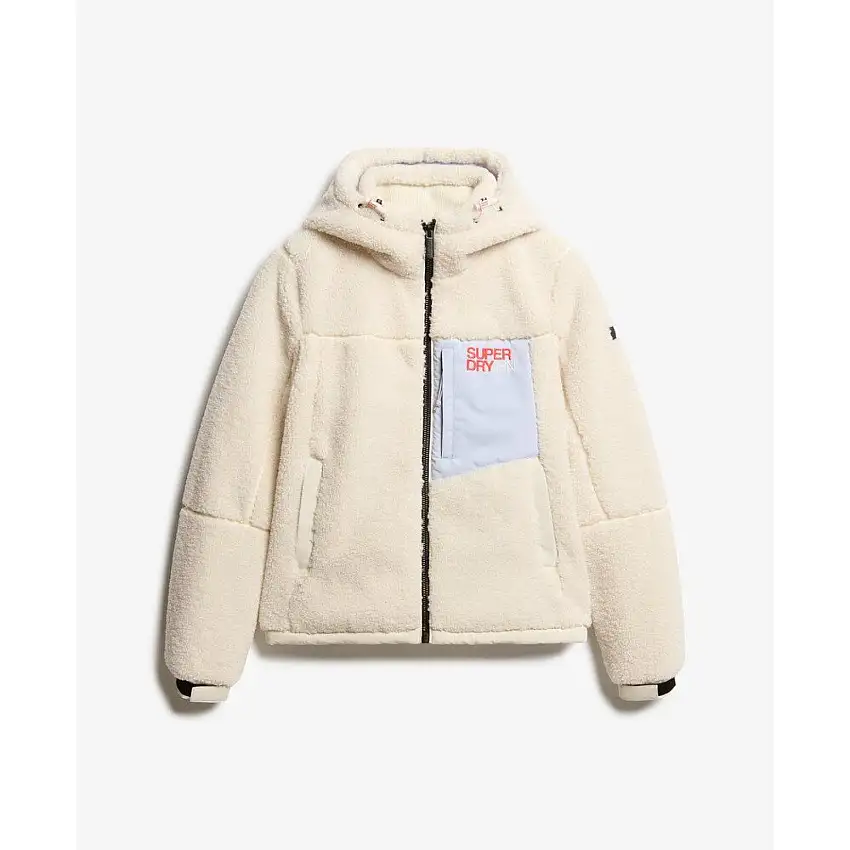 Pile con cappuccio da donna Superdry Trekker