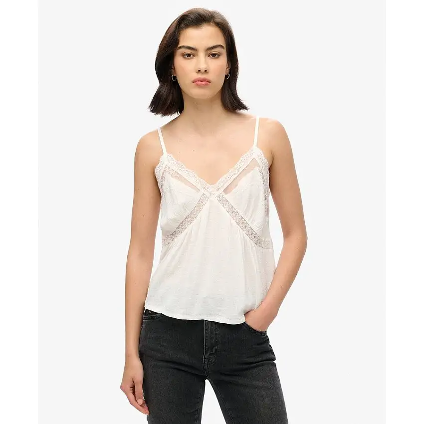 Canottiera da donna in pizzo Superdry Ibiza