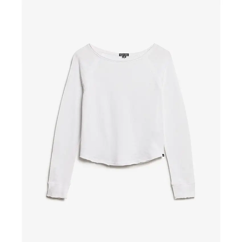 T-shirt a maniche lunghe French Terry donna Superdry