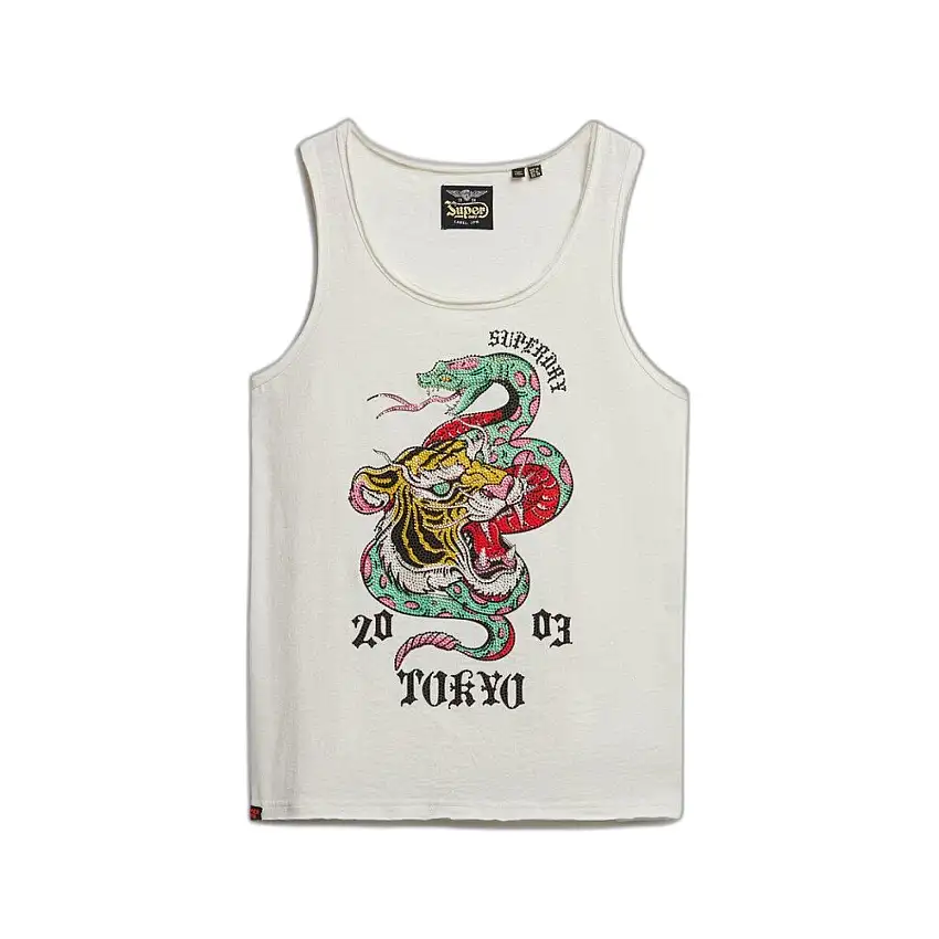 Canotta donna scollata Superdry Neo Trad Tattoo