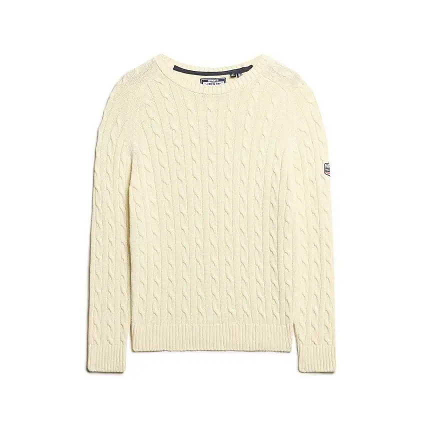 Maglione oversize in maglia a trecce donna Superdry