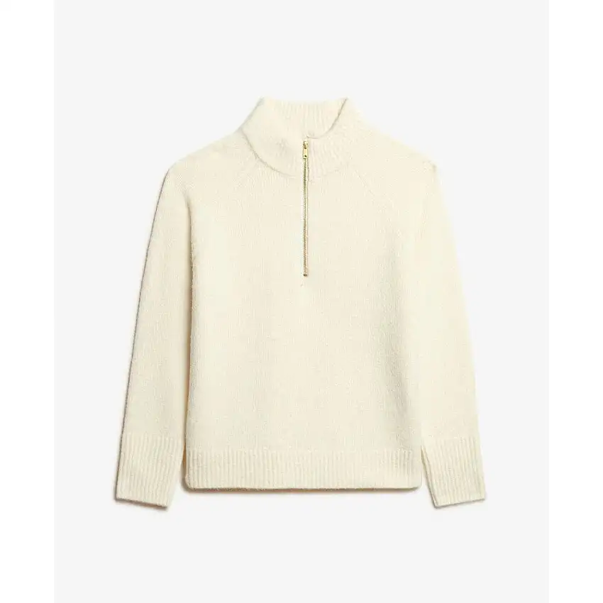 Pullover con colletto zippato per donna Superdry