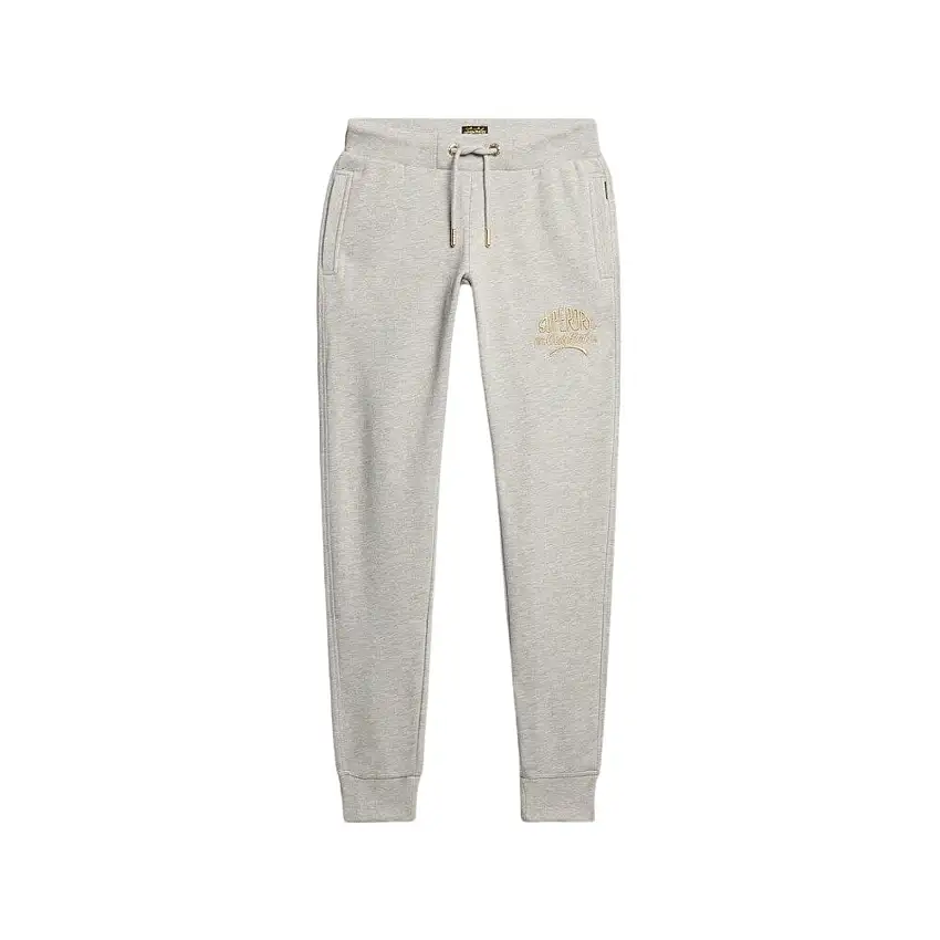 Pantaloni jogging slim donna Superdry Luxe Metallic Logo