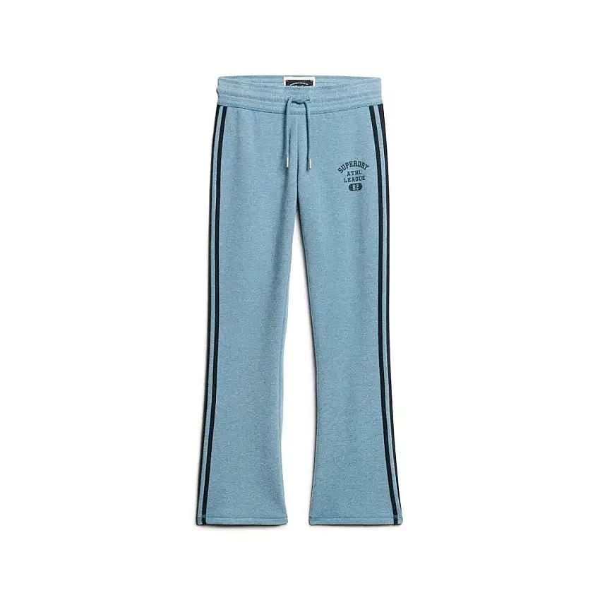 Pantaloni da jogging svasati a righe donna Superdry Athletic Essentials