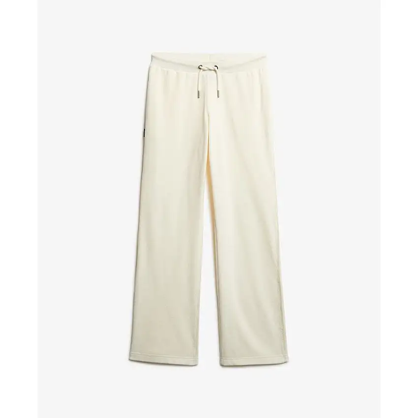 Pantaloni sportivi larghi in velluto donna Superdry