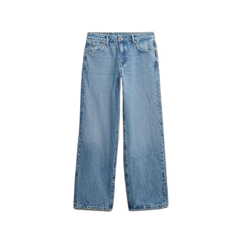 Jeans loose a vita media donna Superdry