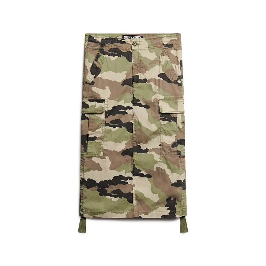 Gonna midi con tasche cargo donna Superdry [Misura S]