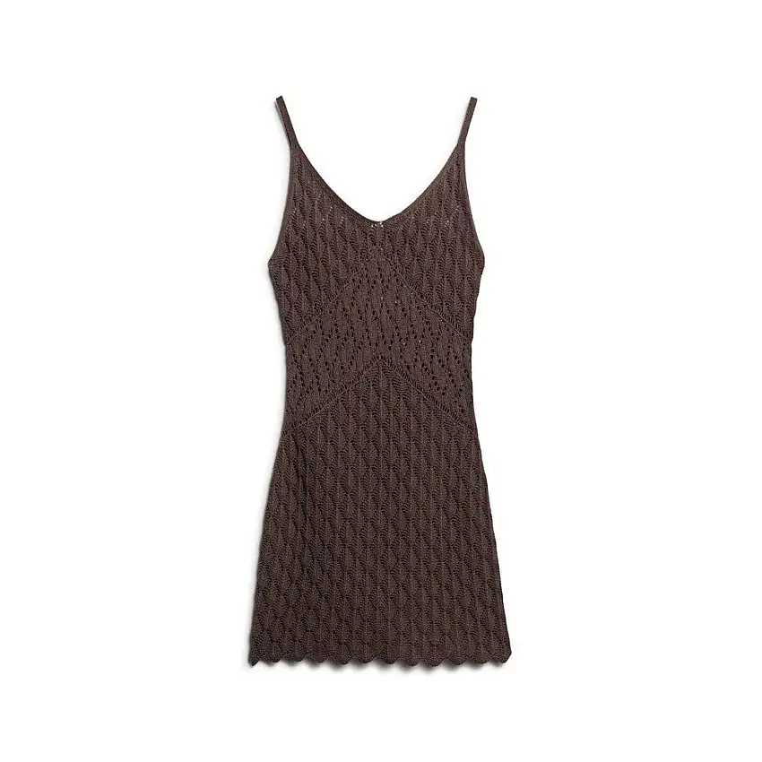 Robe caraco corta in crochet donna Superdry