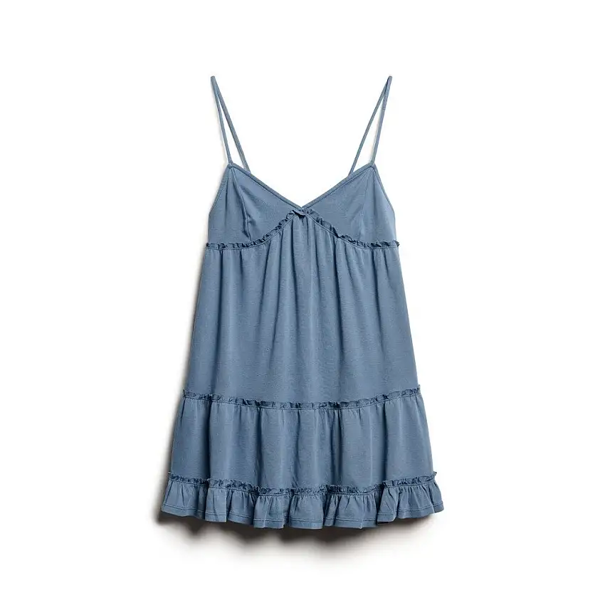 Mini abito caraco con volant in jersey donna Superdry