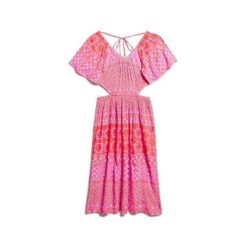 Abito midi stampato a rete donna Superdry