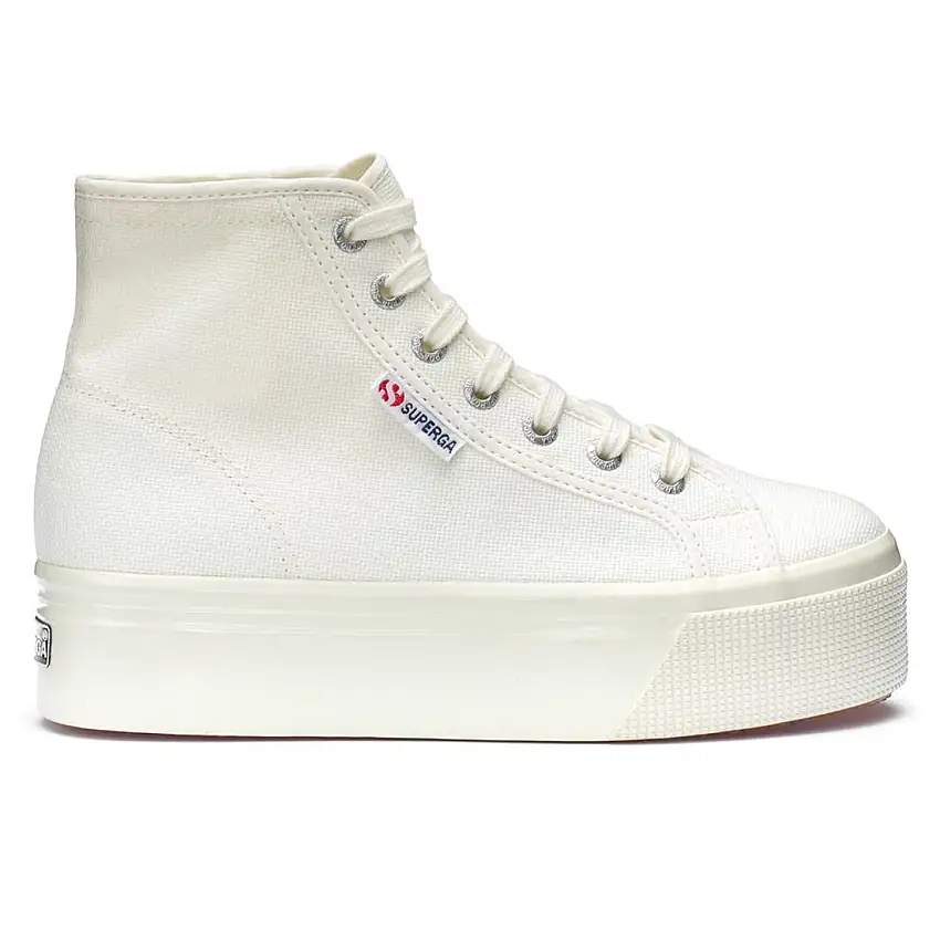 Sneakers da donna Superga Hi Top Shiny