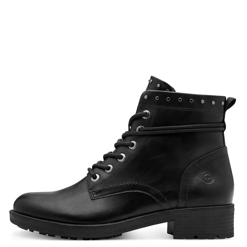 Stivaletti in pelle da dona Tamaris à lacets