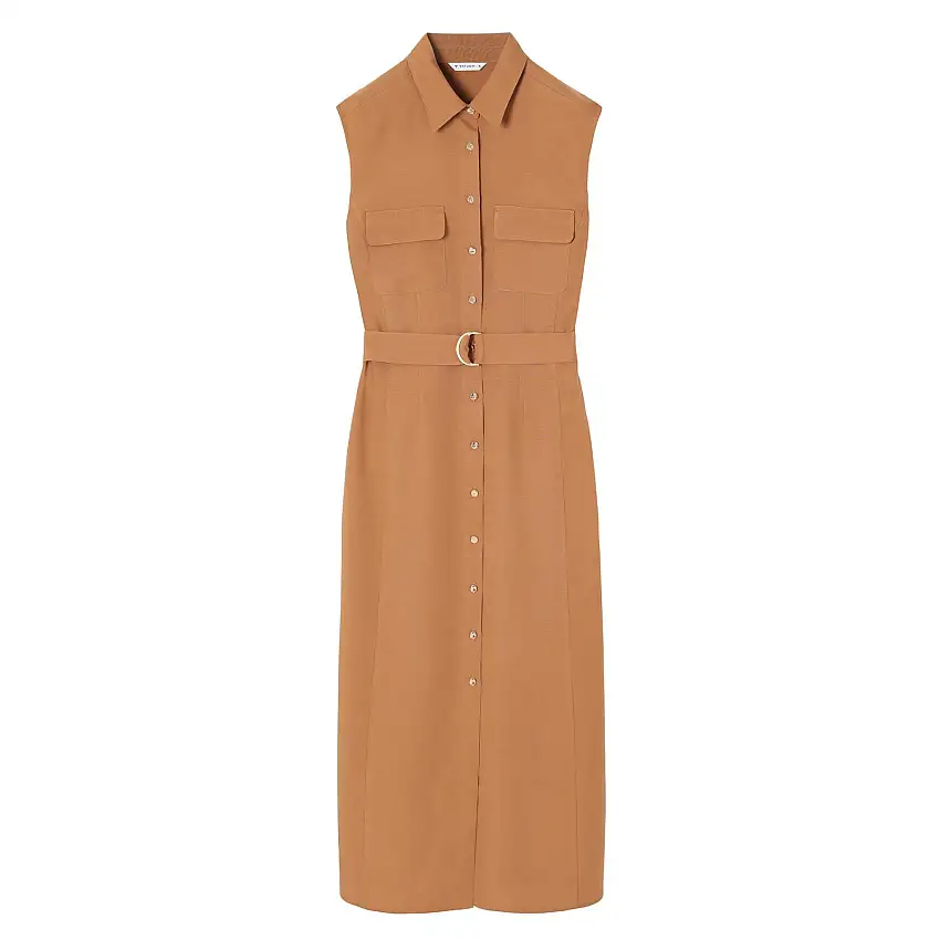 Abito a Camicia da donna Tatuum Mokka