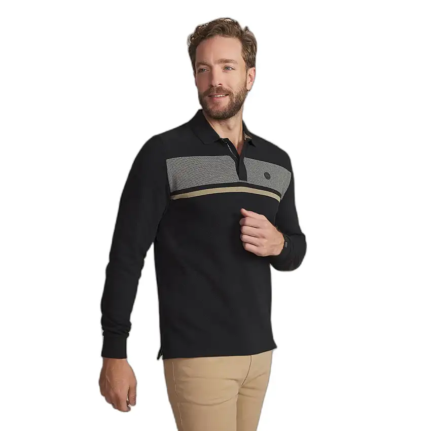 Polo a maniche lunghe TBS Kabyepol