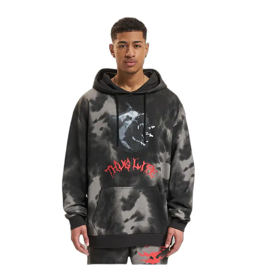 Felpa con cappuccio Thug Life Sky
