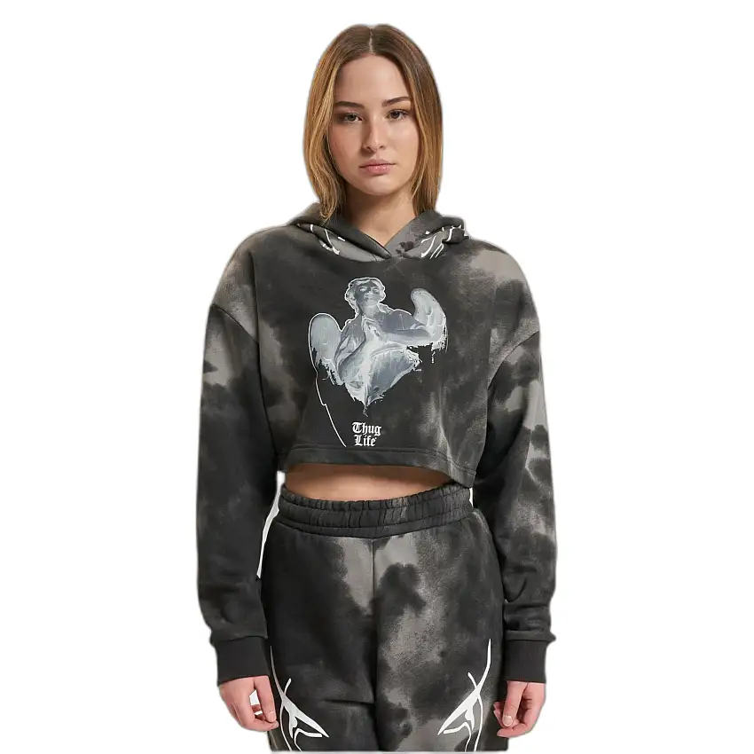 Felpa con cappuccio da donna Thug Life Sky