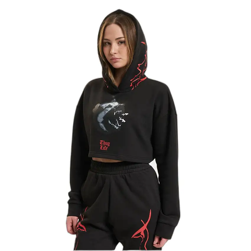 Felpa con cappuccio da donna Thug Life Dusky