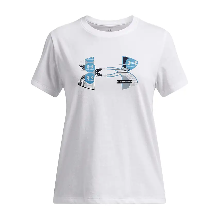 T-shirt da bambina Under Armour Big Logo Fill