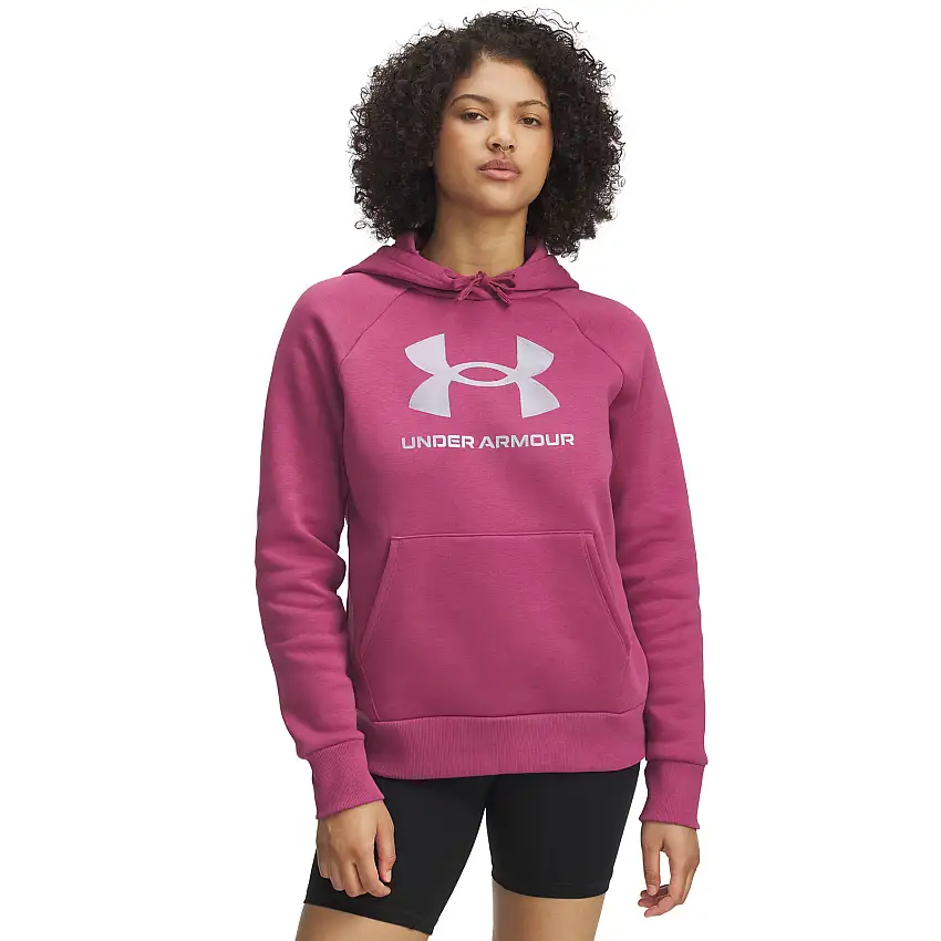 Felpa con cappuccio da donna Under Armour Rival Fleece Shimmer