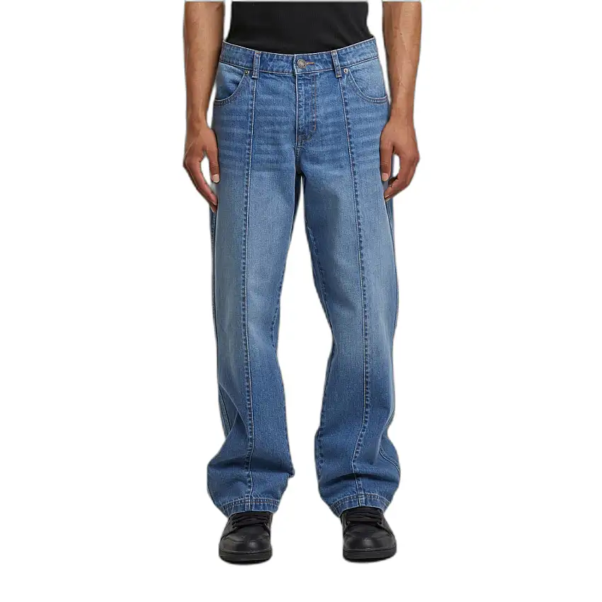 Jeans a gamba larga Urban Classics With Dividing Seams