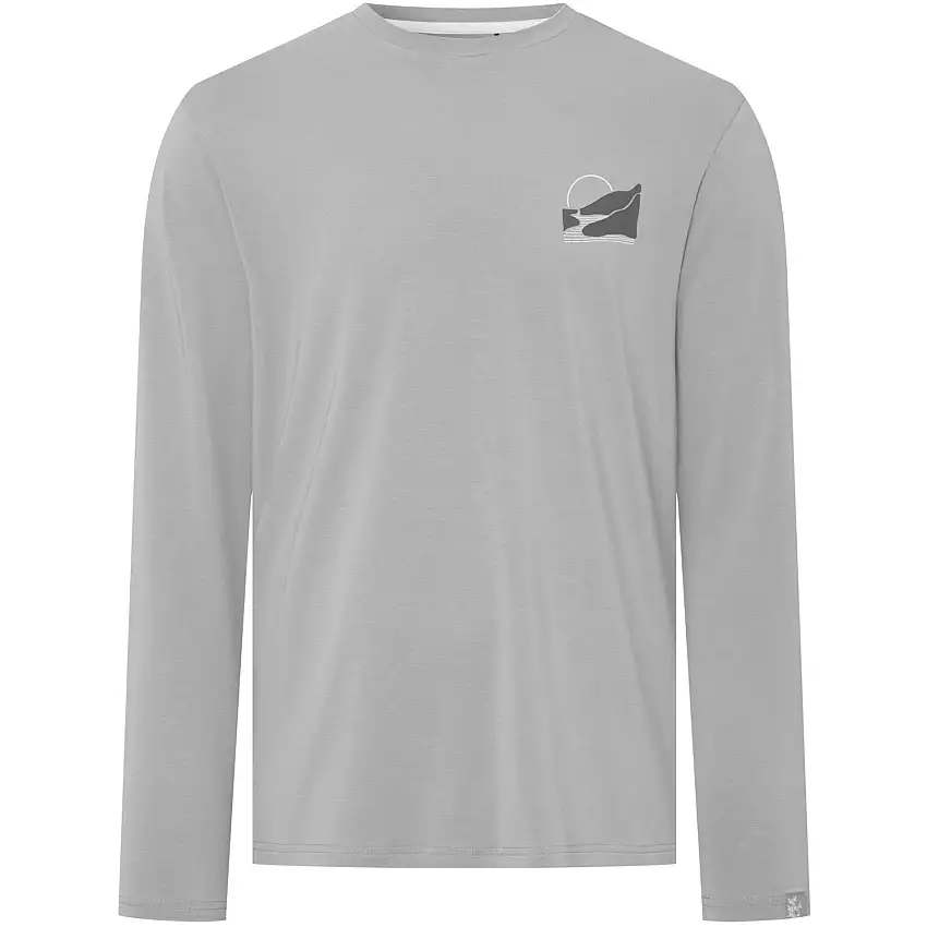 Maglia a maniche lunghe Viking Escalante Bamboo Jasno Szary