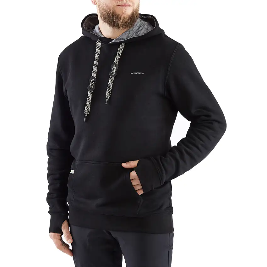 Felpa in pile con cappuccio Viking Laxa Mid